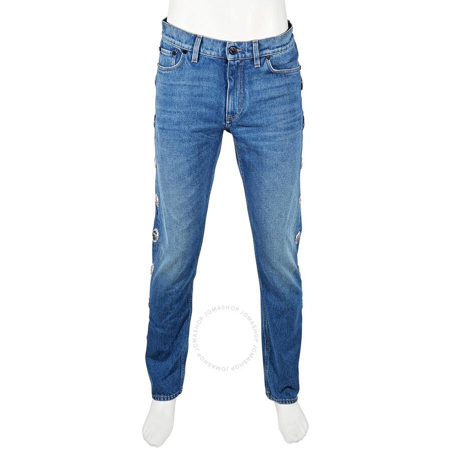 Burberry jeans mens best sale green