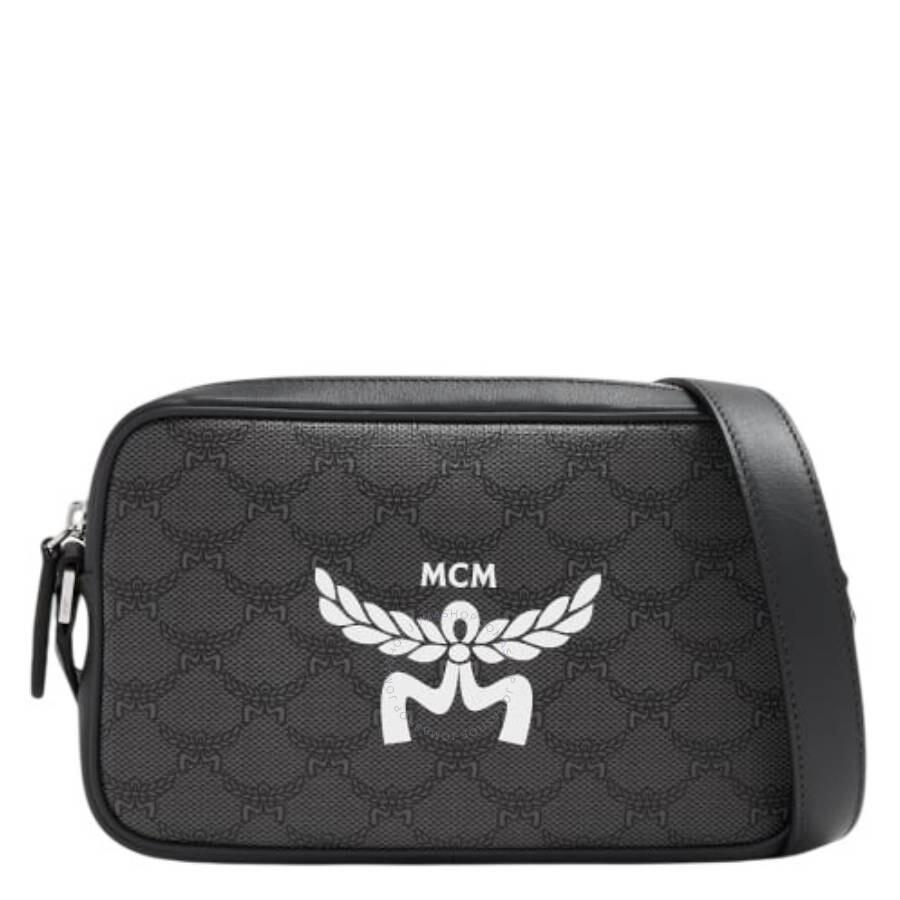 ショルダーバッグ・ポシェット MCM BLACK LEATHER SMALL HIMMEL LAUREL CROSSBODY BAG MCM Black Leather Small Himmel Laurel Crossbody Bag
