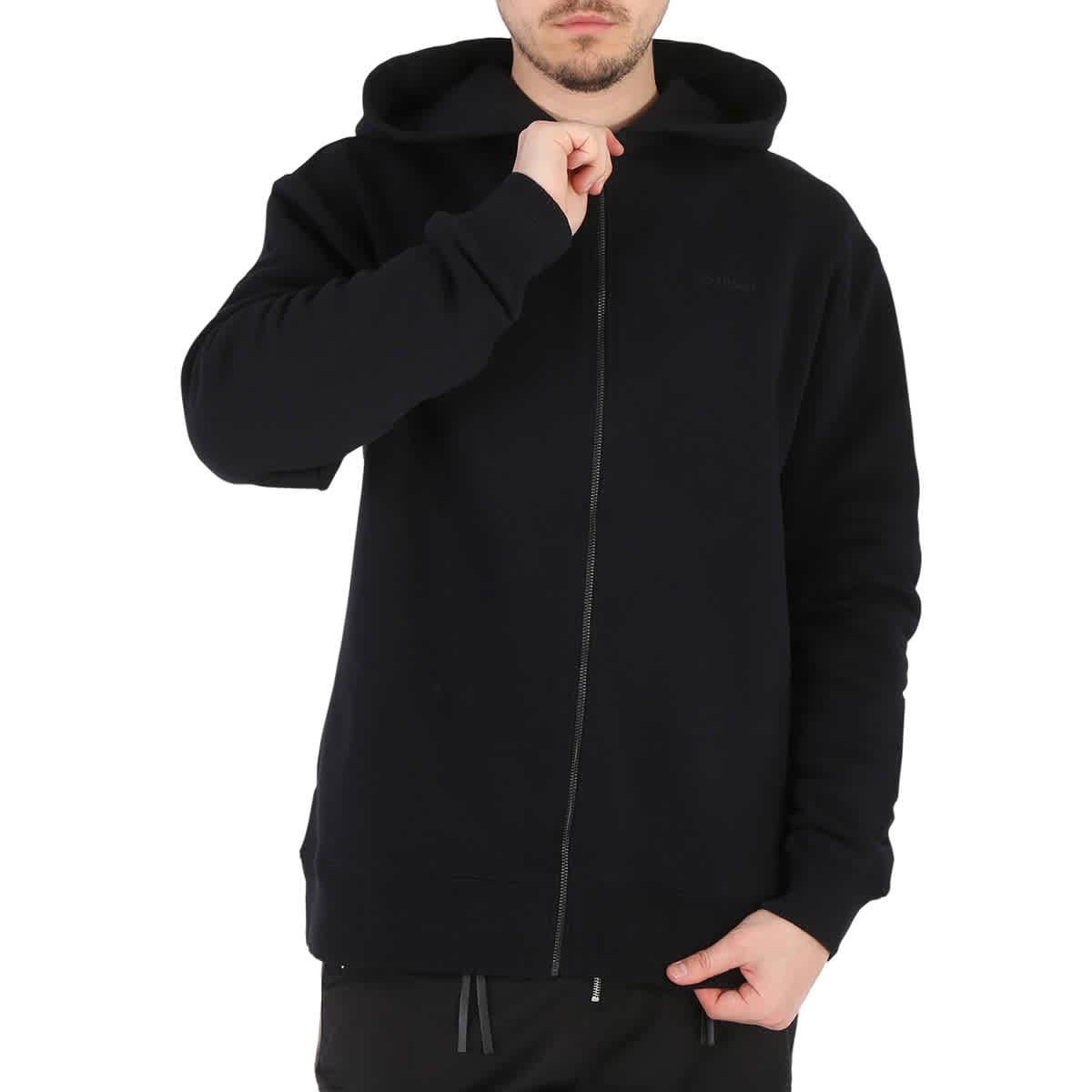 A_COLD_WALL* Cotton Tonal Logo Zip Hoodie in Black for Men | Lyst