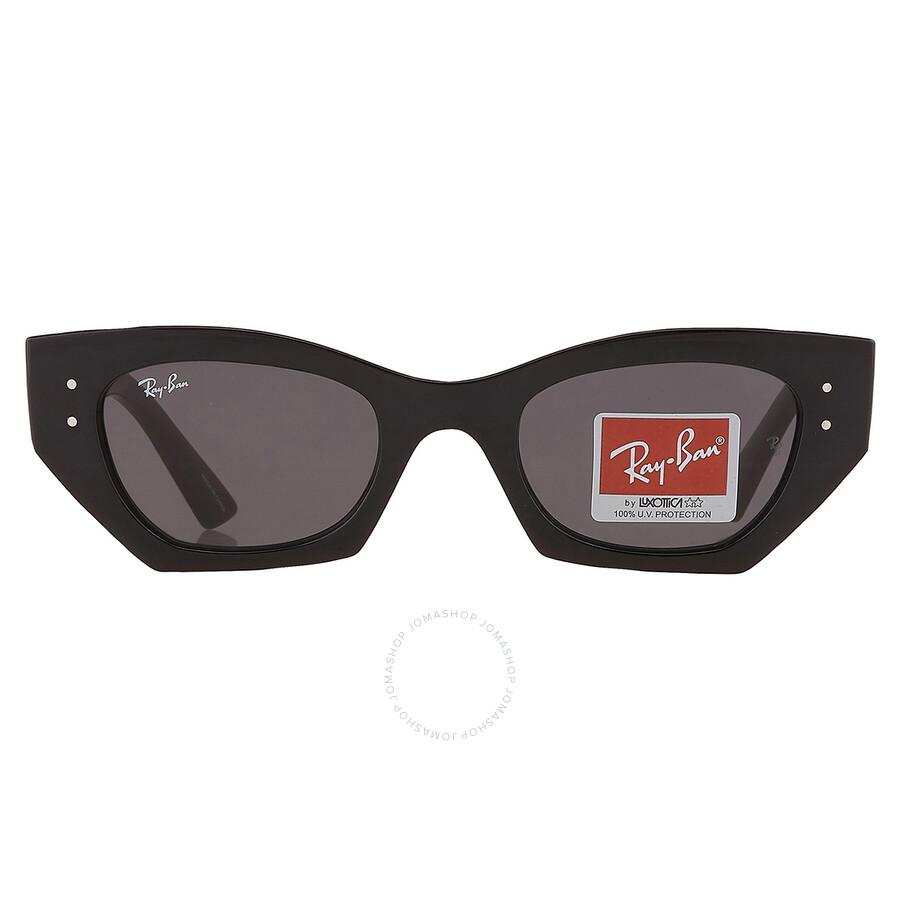 Ray-Ban Zena Bio Based Dark Grey Irregular Sunglasses Rb4430