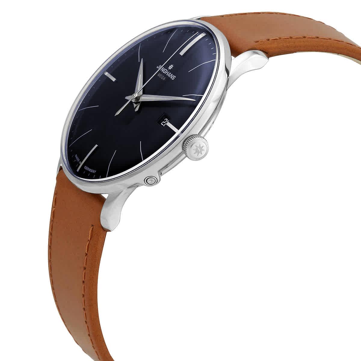 Junghans Meister Mega Radio controlled Movement Blue Dial Watch for Men Lyst UK