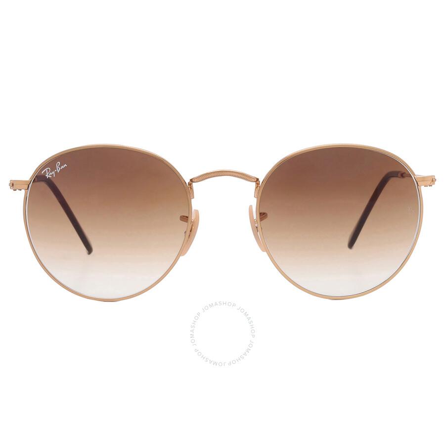 Pink gradient brown ray ban sale
