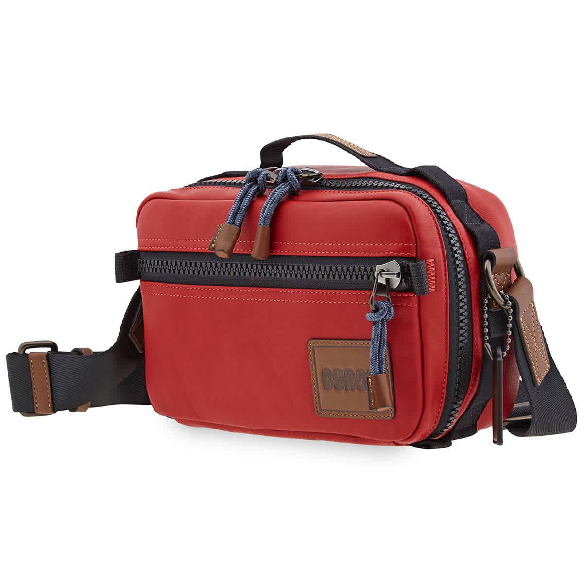 pacer belt bolsa crossbody with coach patch