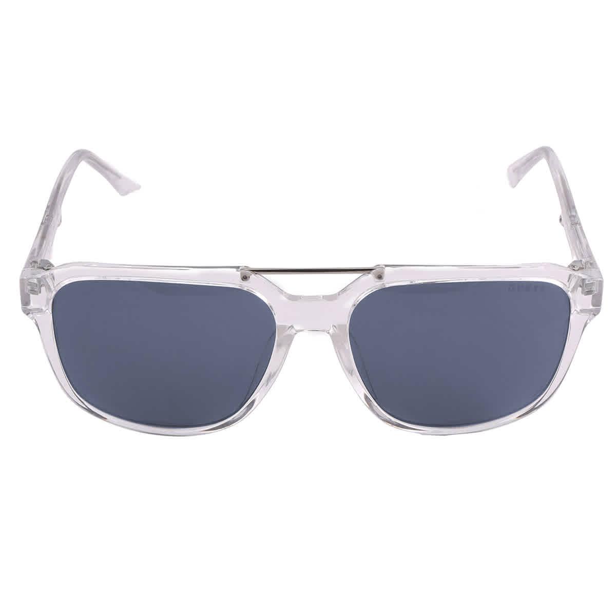 Guess Factory Mirror Square Sunglasses in Blue for Men | Lyst