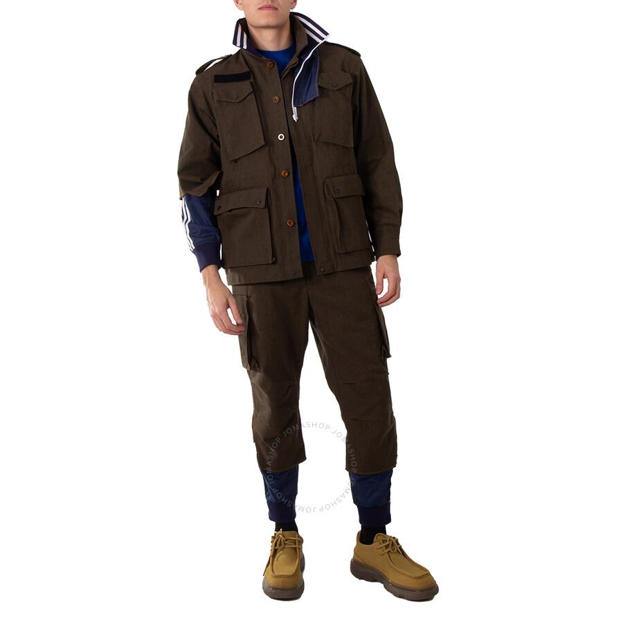 Kolor Khaki Docking Jacket in Brown for Men | Lyst 