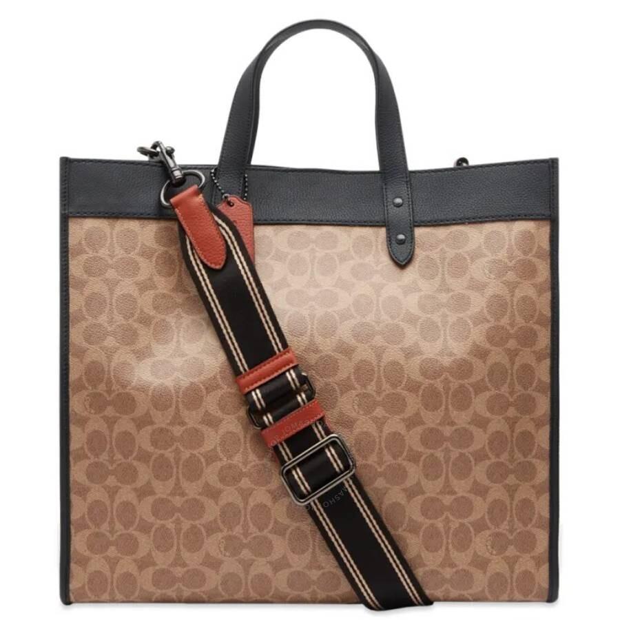 Coach tan tote hotsell