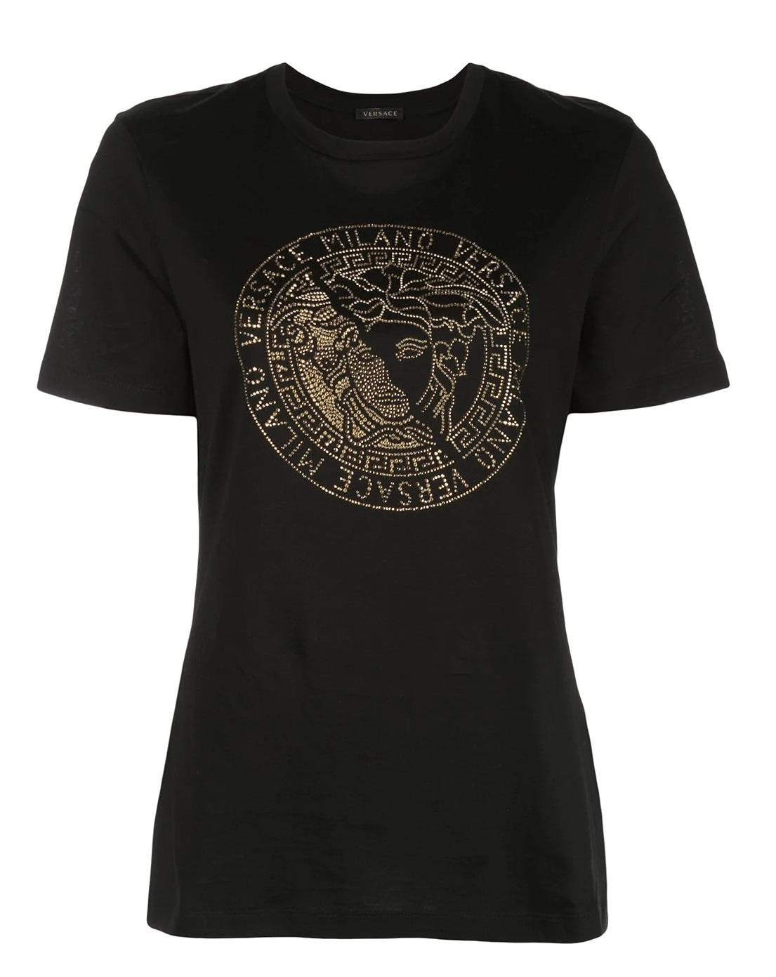 Versace Cotton Embellished Medusa 
