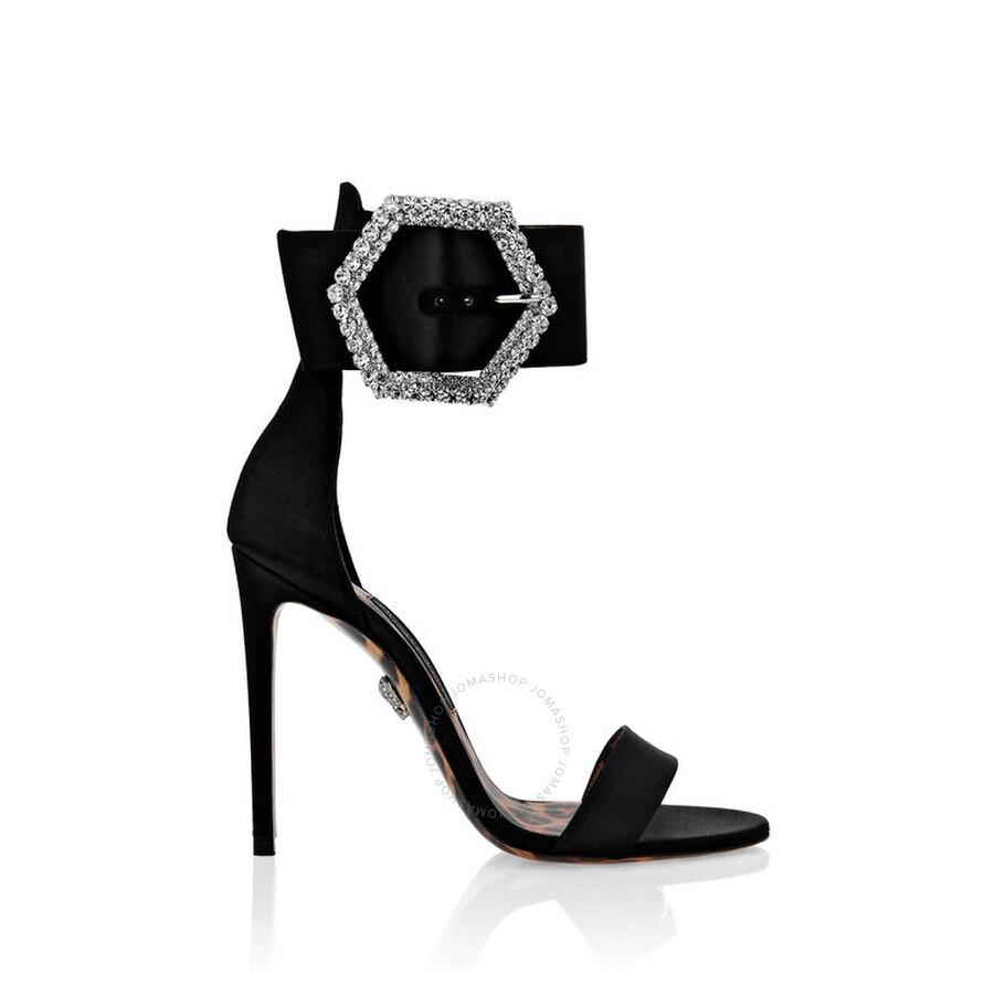 Black jewelled heels 2025