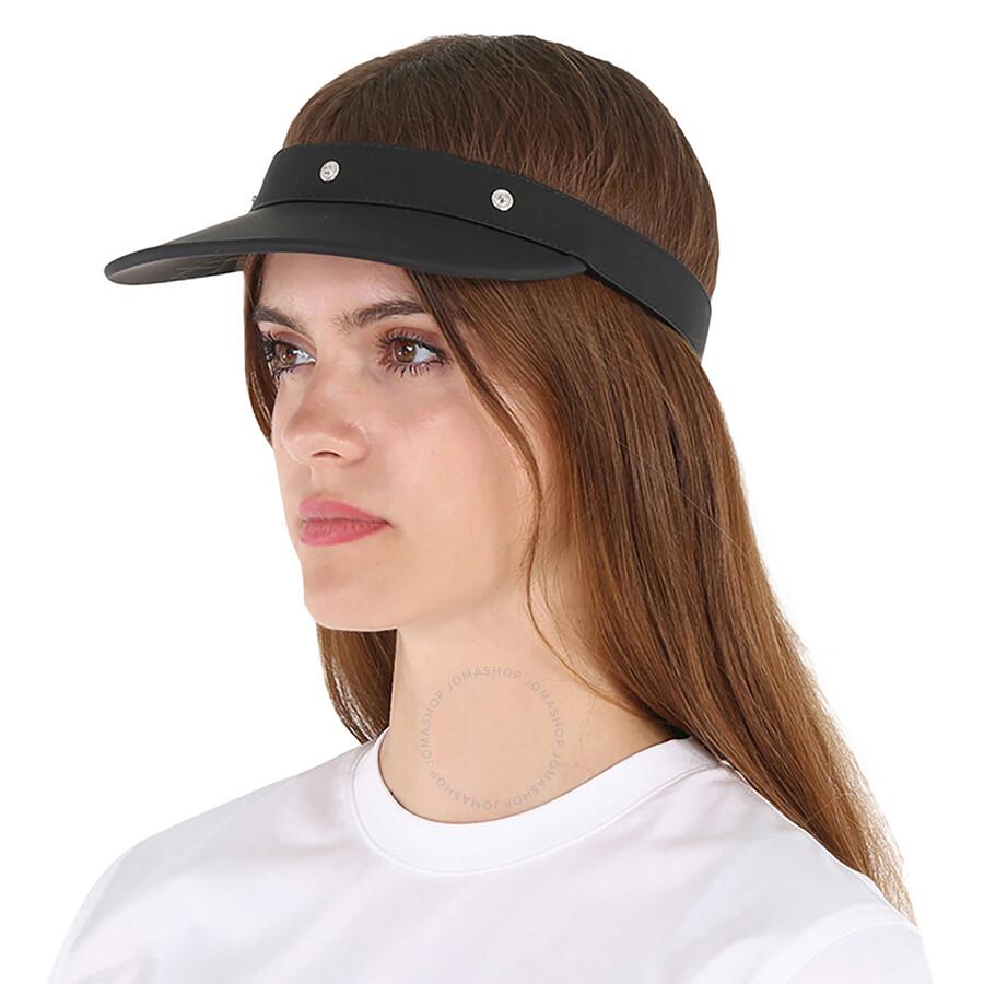 Burberry Zip Detail Visor Hat in Black Lyst UK