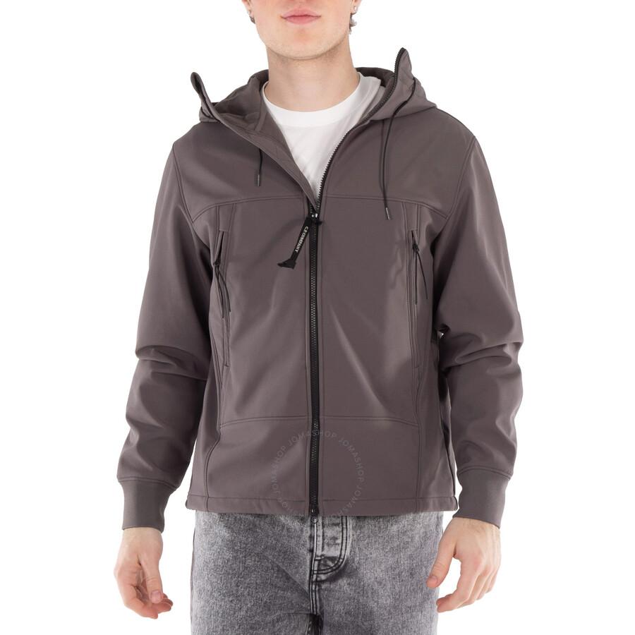 ジャケット・アウター CP Company CP Shell-R Goggle Jacket Gray C.P. Company C.P. Shell-R Hooded Goggle Jacket in Grey for Men