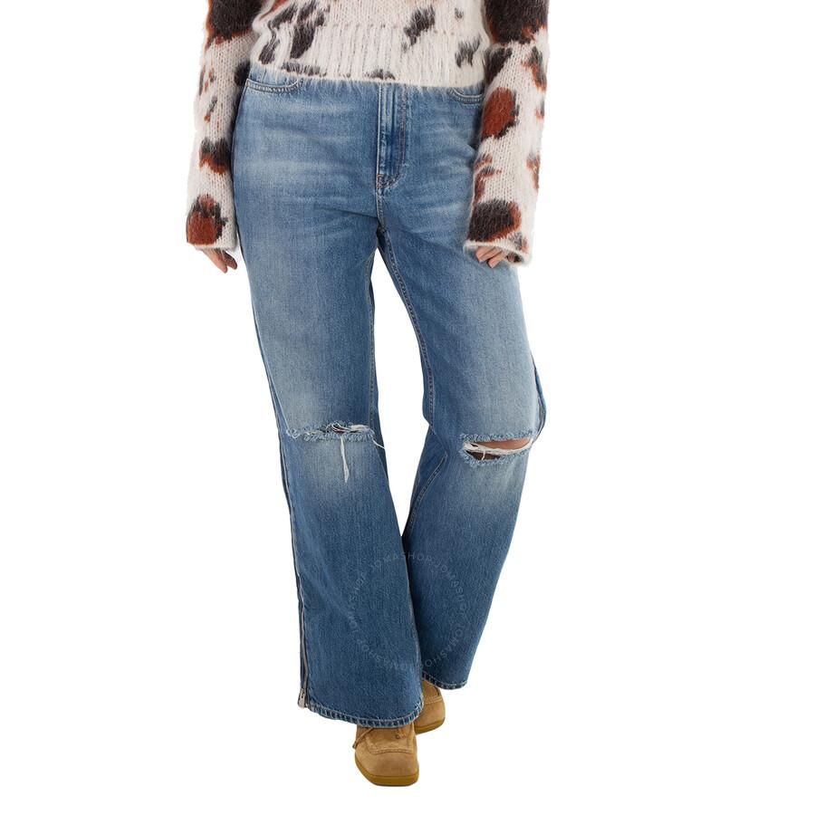 【送料&関税込】Stella McCartney Straight Leg Jeans With Zip STELLA MCCARTNEY Stella McCartney x Yoshitomo Nara - Printed