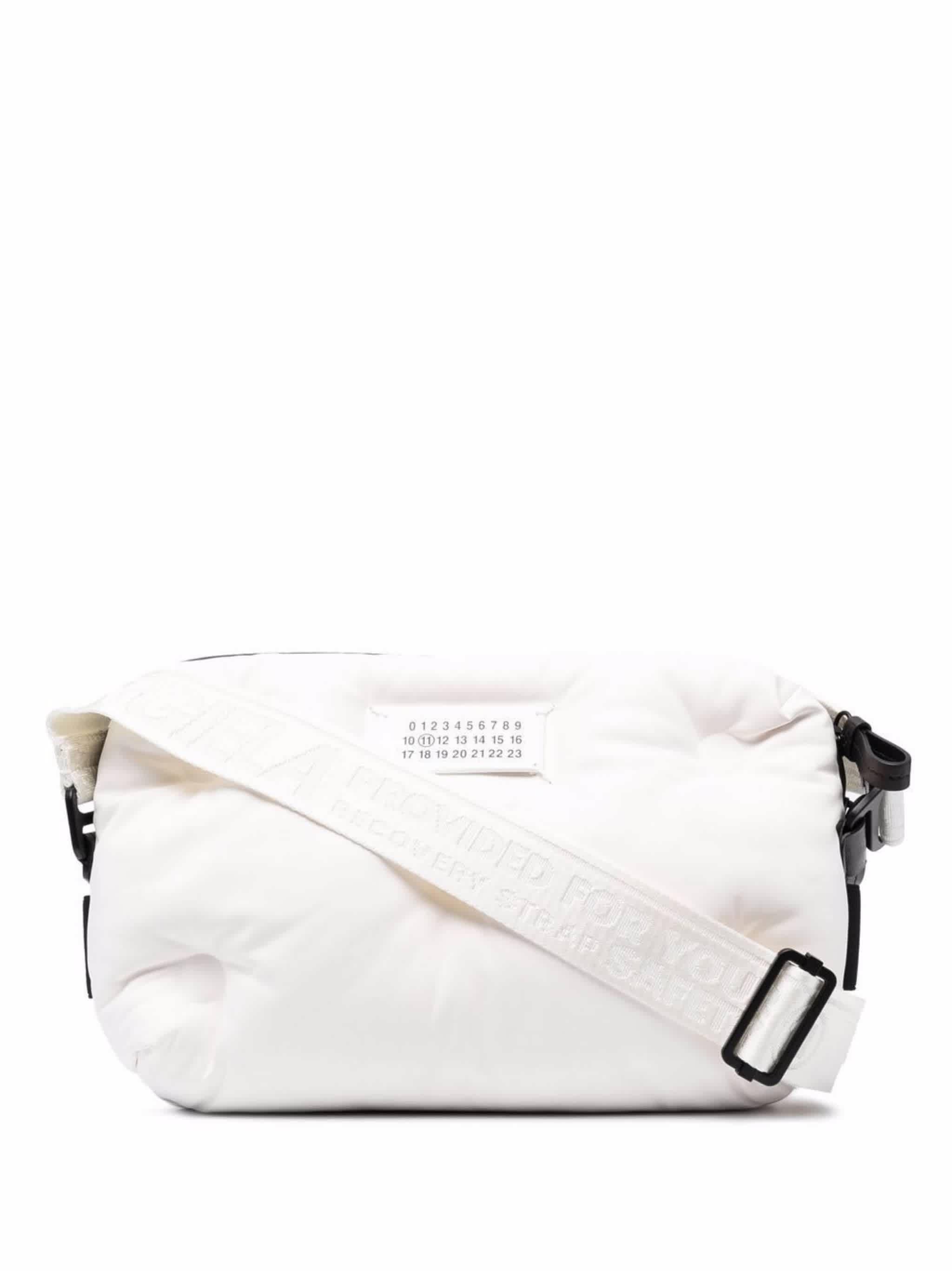 Maison Margiela Glam Slam Crossbody Bag in White | Lyst