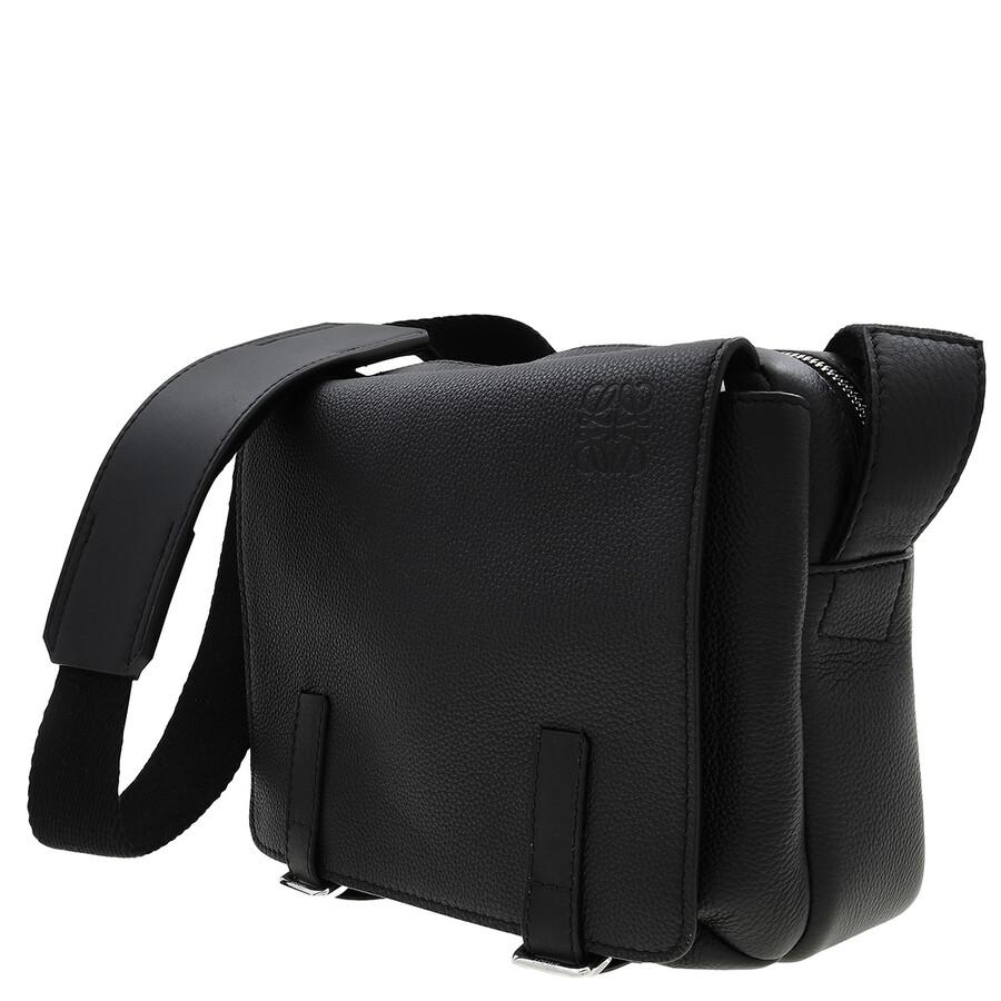 Loewe Xs Military Messenger Bag in Black for Men | Lyst