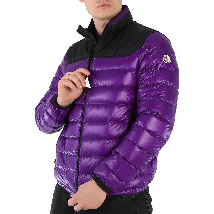 Moncler purple puffer jacket outlet