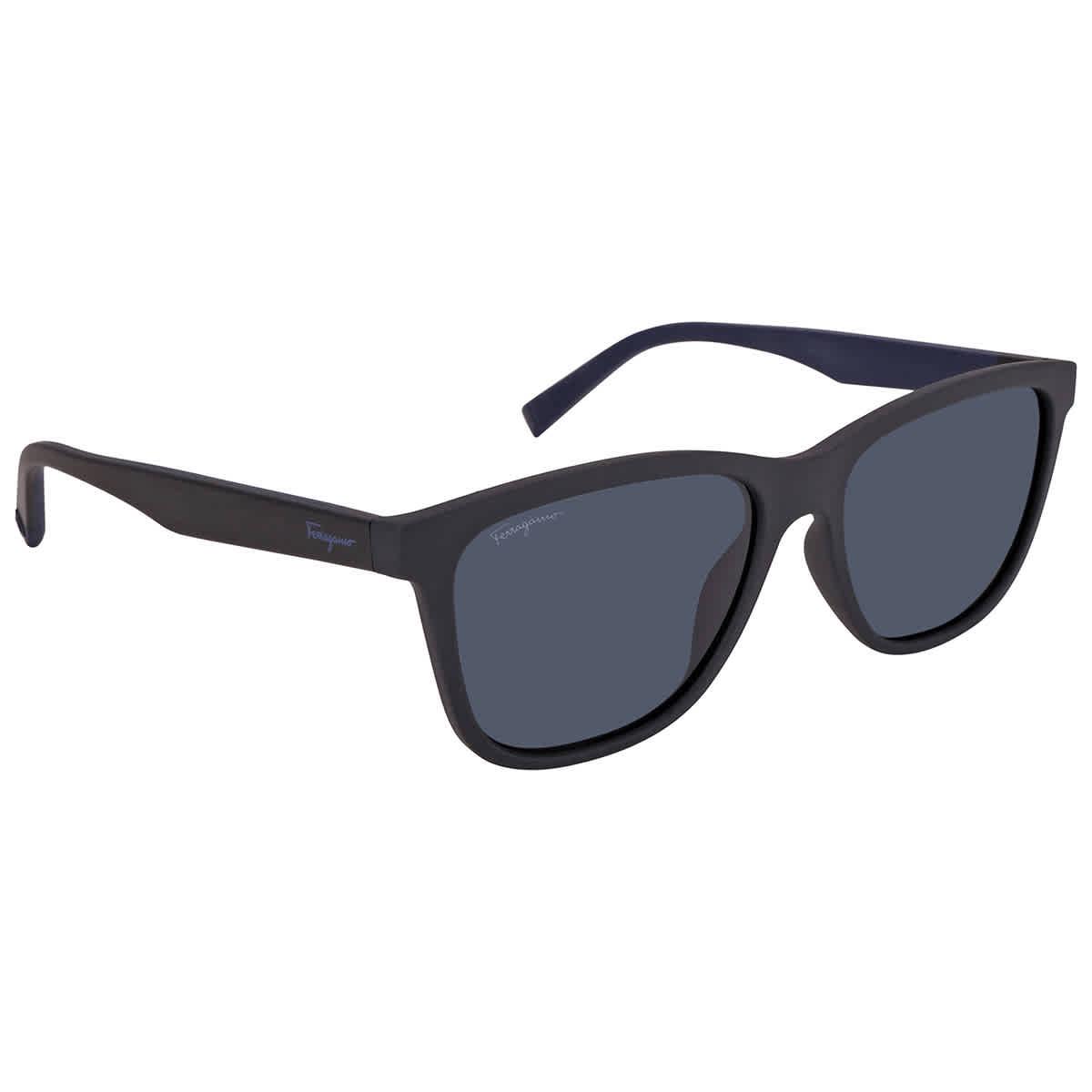NWT Salvatore Ferragamo SF998S Matte Black Rectangle 57mm Sunglasses Opticontacts.com -- Salvatore Ferragamo SF998S main image 2