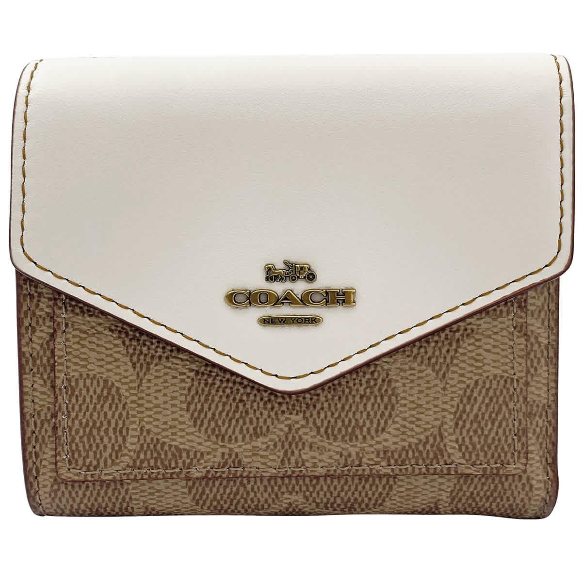 COACH Small Wallet in Natural | Lyst Canada