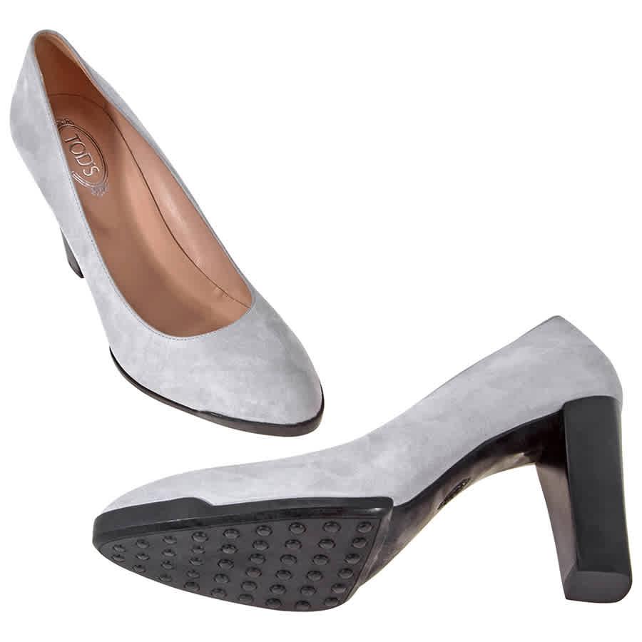 tod's block heel pumps