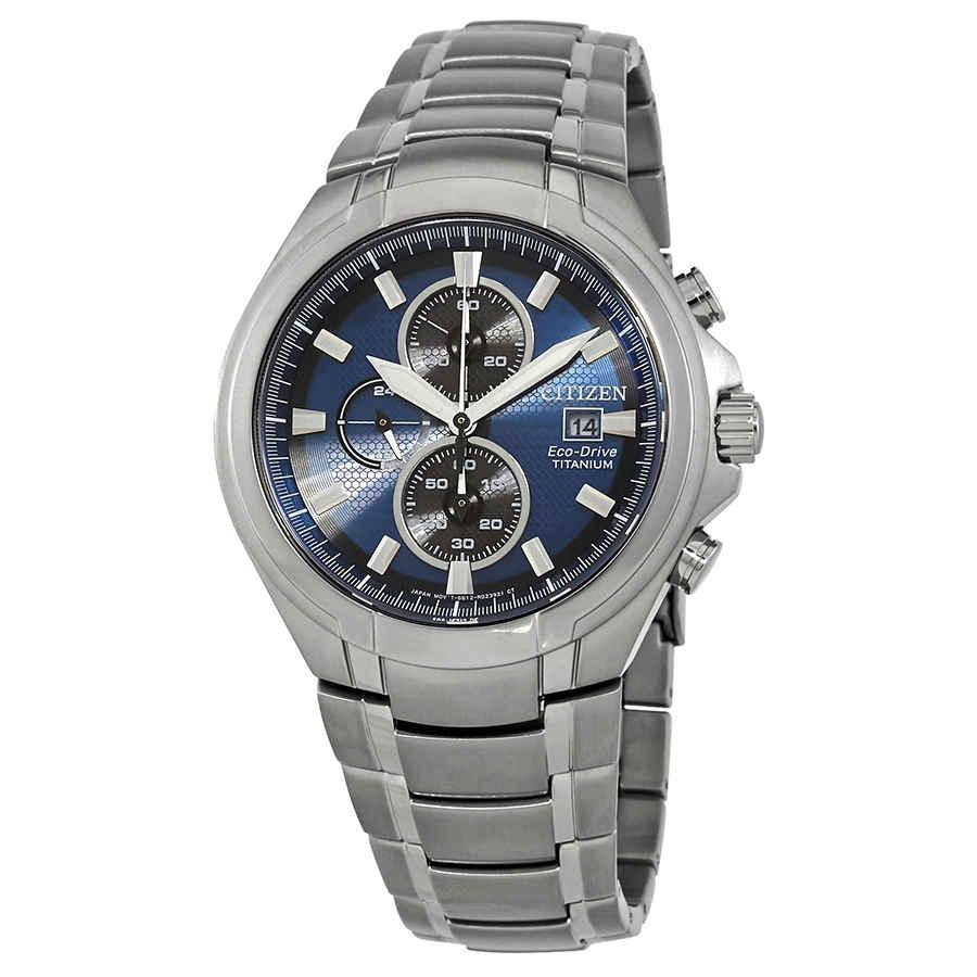 Citizen Paradigm Eco-drive Chronograph Blue Dial Mens Watch -51l in