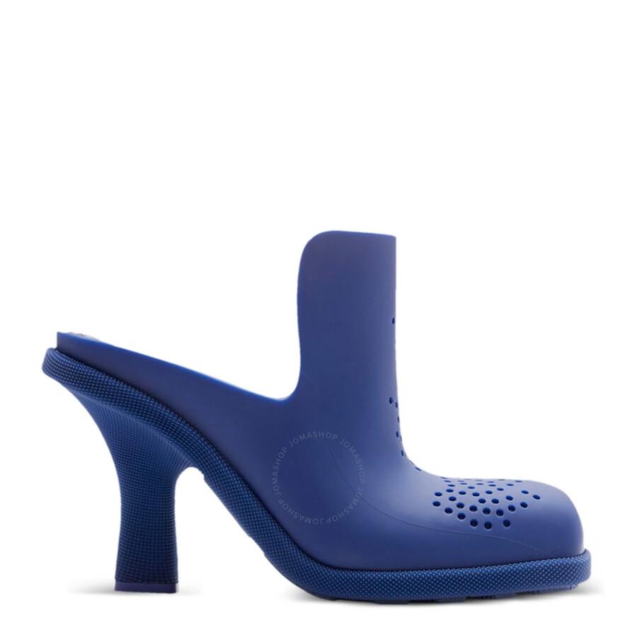 サンダル・ミュール BURBERRY High heeled mule Burberry Peep Calfskin Double Zip High-Heeled Mules (Sandals