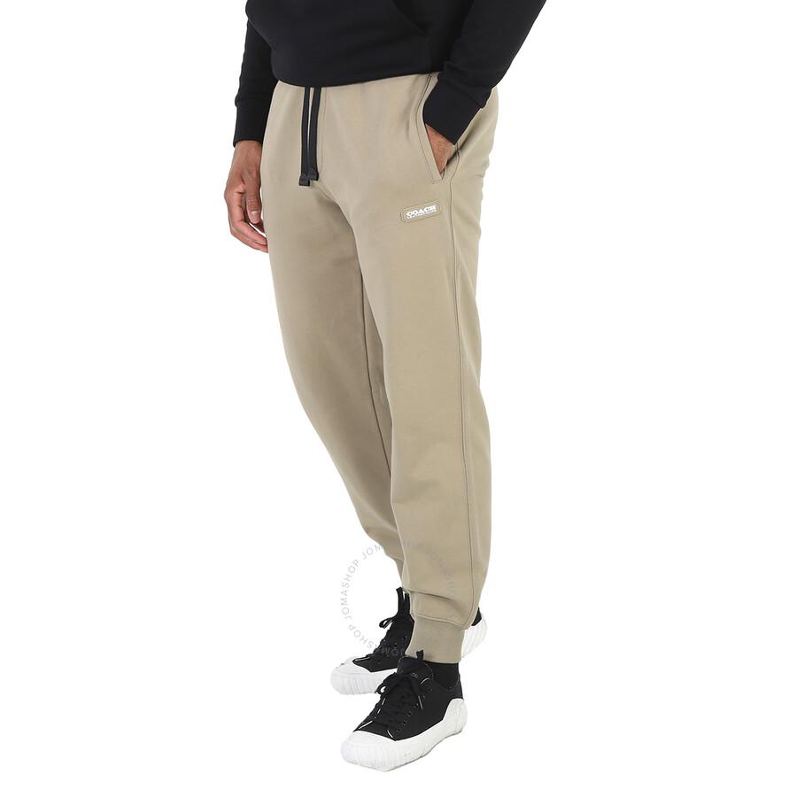 COACH Olive Cotton Essential joggers in Black for Men Lyst UK
