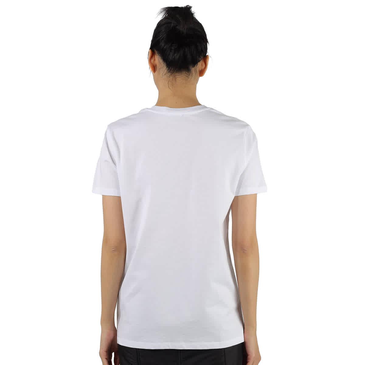A.P.C. Vpc Blanc F Cotton Logo T-shirt in White | Lyst