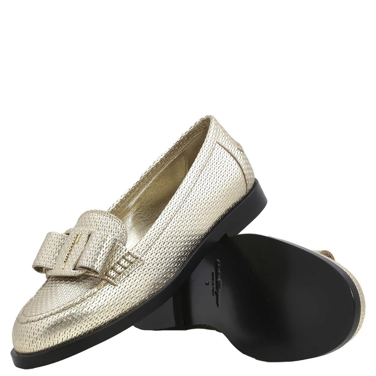割引価格 Leather Viva Vivaldo Salvatore Ferragamo Loafers Black in 靴