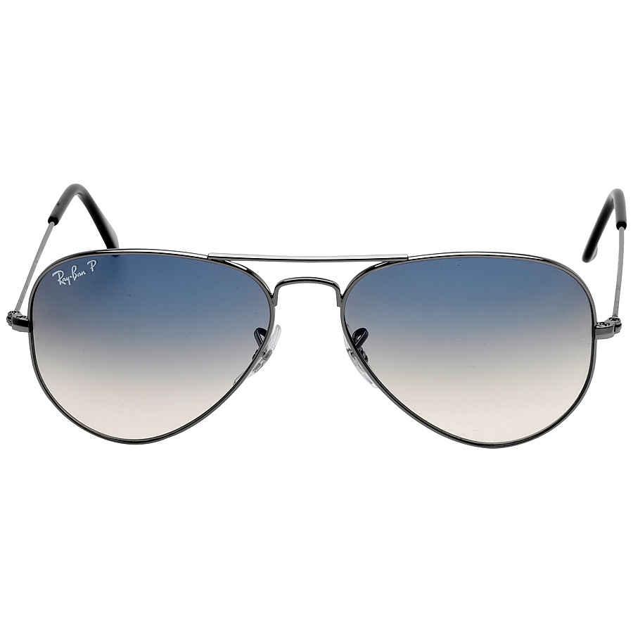 Ray Ban Original Aviator Polarized Blue Gray Gradient Sunglasses 55 For Men Lyst Ray Ban Original Aviator Polarized Blue Gray Gradient Sunglasses 55 For Men Lyst