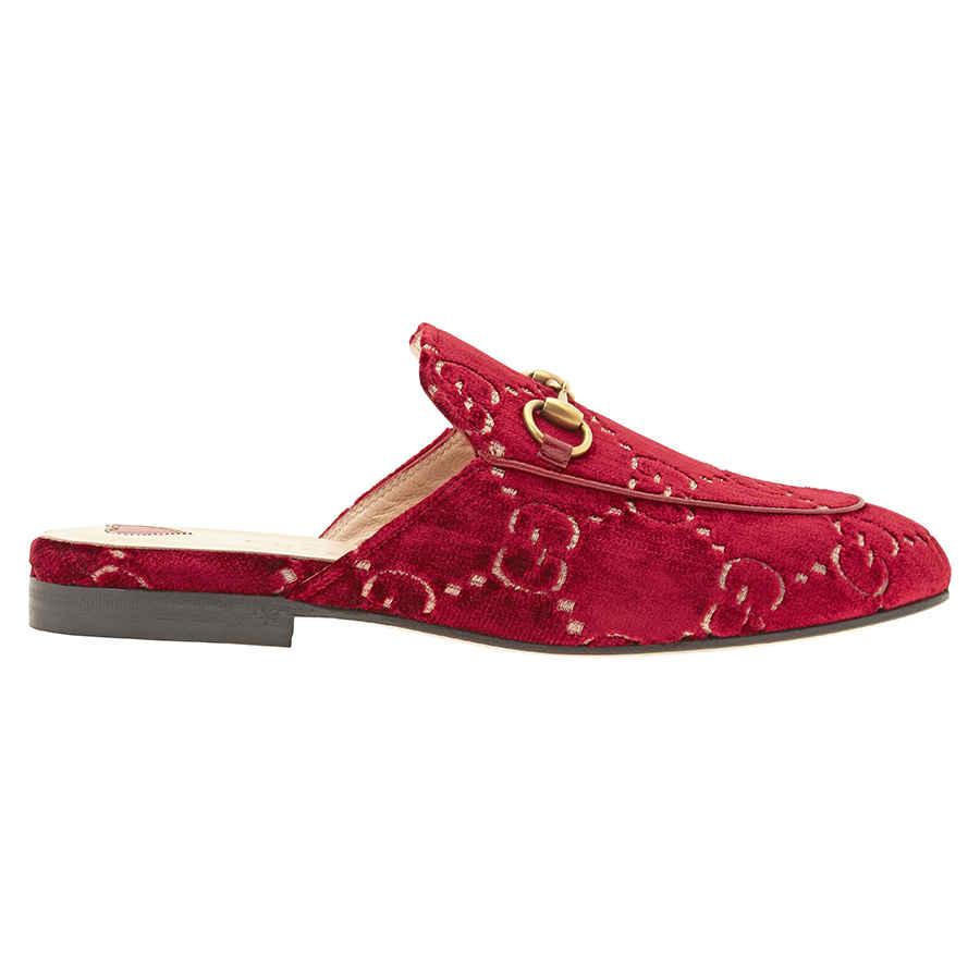 princetown gg velvet slipper