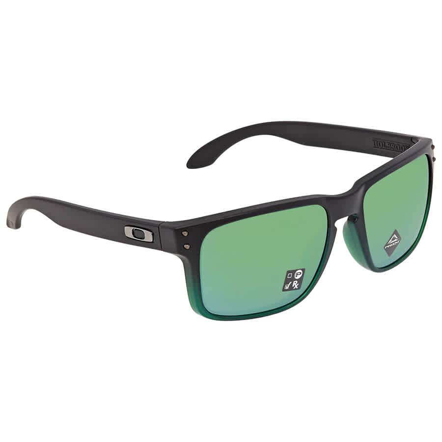 Oakley Holbrook Prizm Jade Rectangular Sunglasses in Green for Men | Lyst