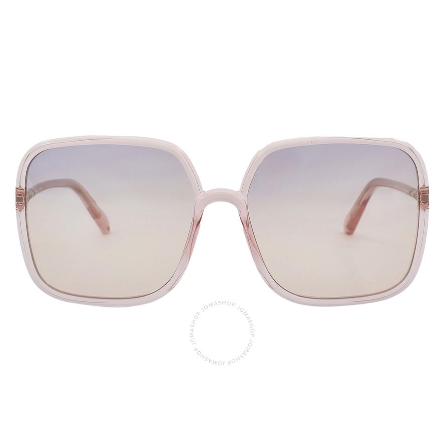 DIOR SO STELLAIRE1 スクエア オーバーサイズ サングラス Dior Pink DiorSoStellaire1 Oversized Square Gradient