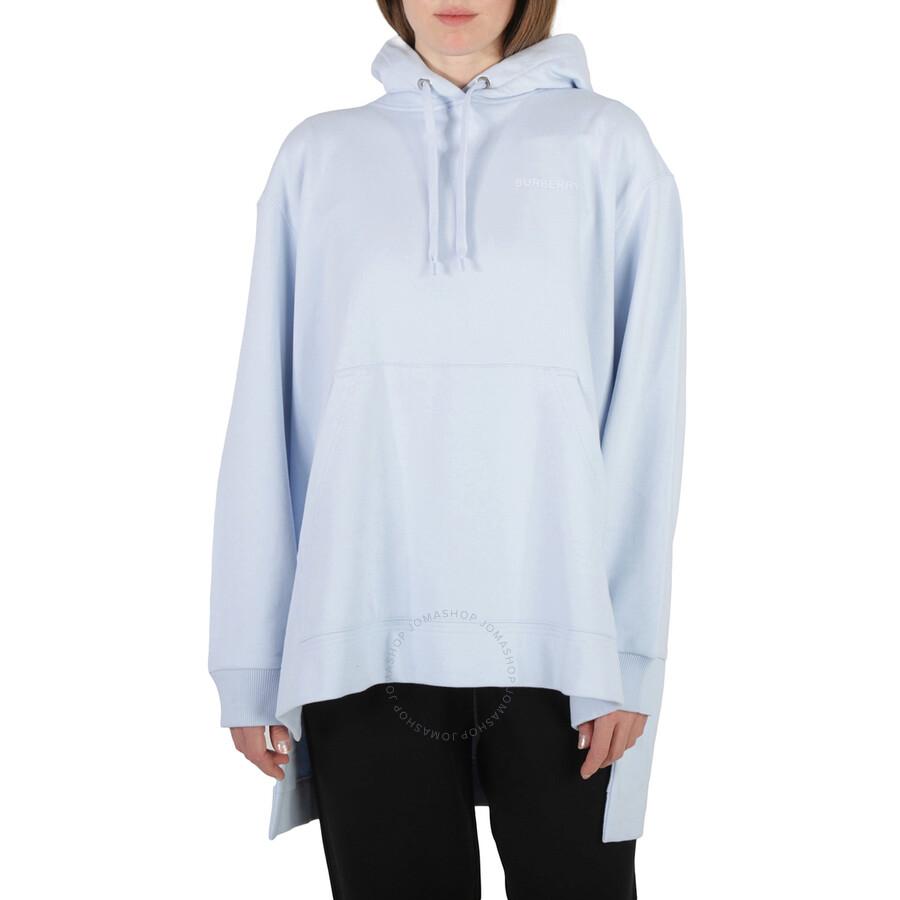 Burberry Pale Aurore Deer Oversized Hoodie in Blue Lyst UK