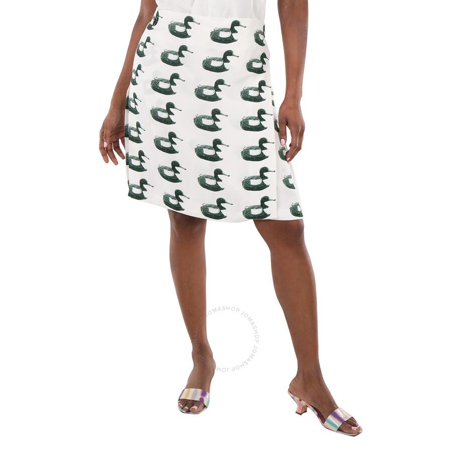 スカート BURBERRY Embroidered Silk Skirt Burberry Embroidered Silk Skirt | italist
