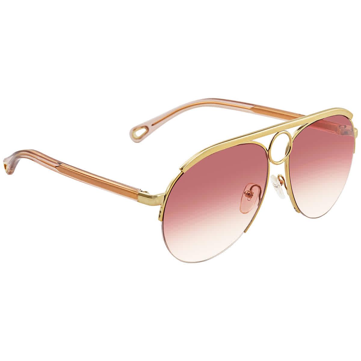 chloe rosie pink sunglasses