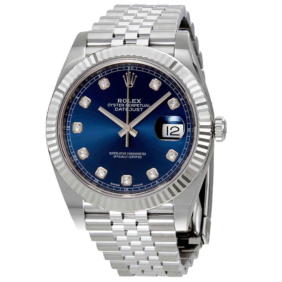 datejust blue diamond