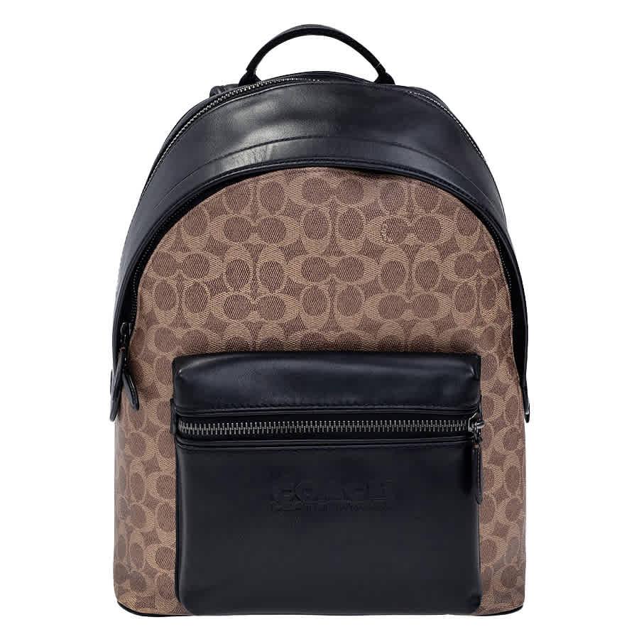 COACH Signature Canvas Charter Backpack in Black for Men | Lyst UK