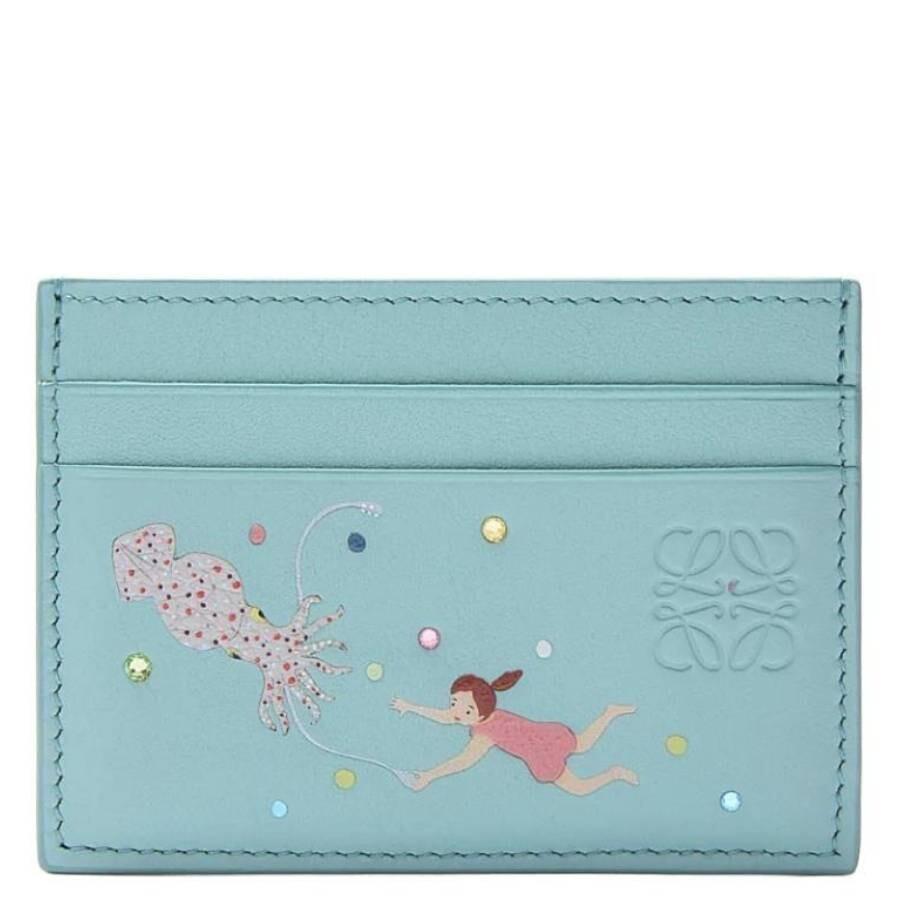 Loewe X Suna Fujita Deep Sea Card Case in Blue | Lyst
