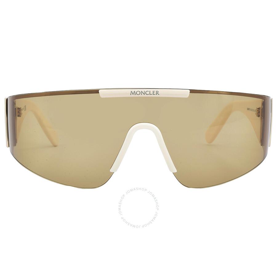 Moncler Ombrate Honey Shield Sunglasses Ml0247 25e 00 in Natural  