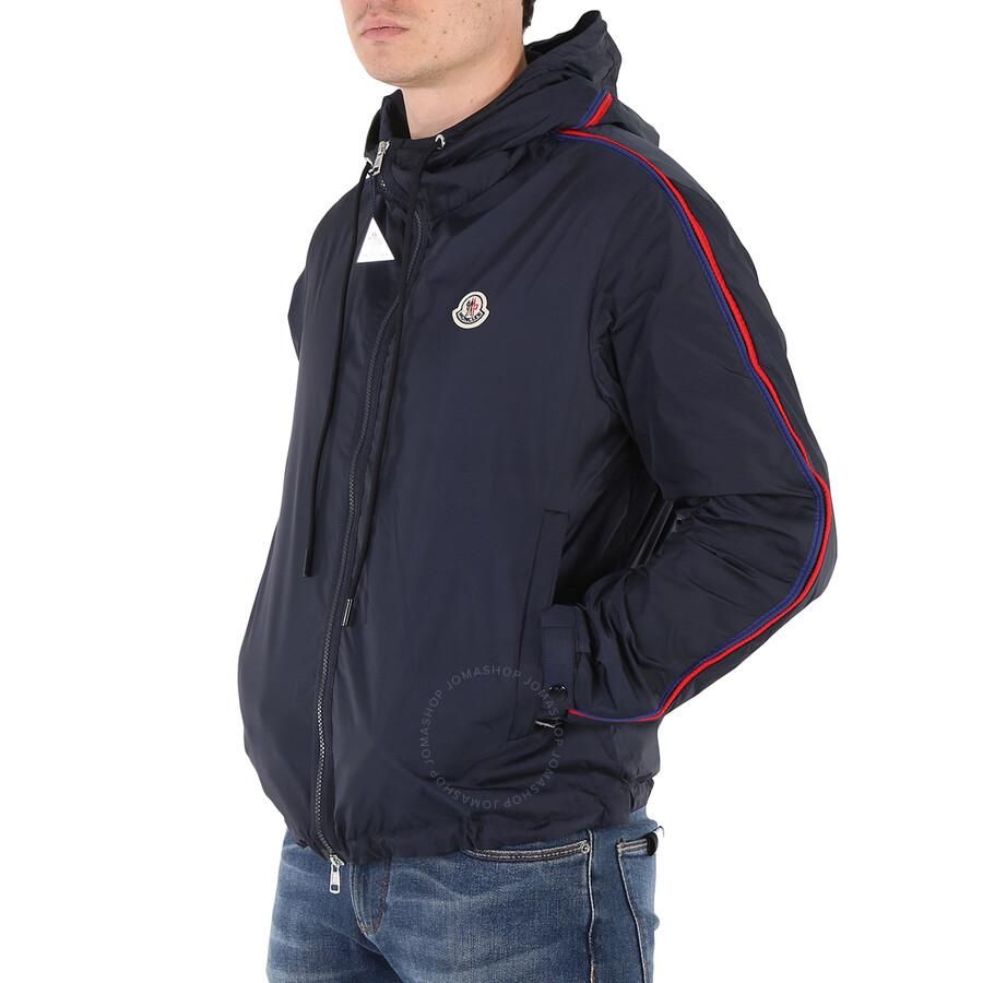 Moncler Dark Hattab Hooded Rain Jacket in Blue for Men | Lyst