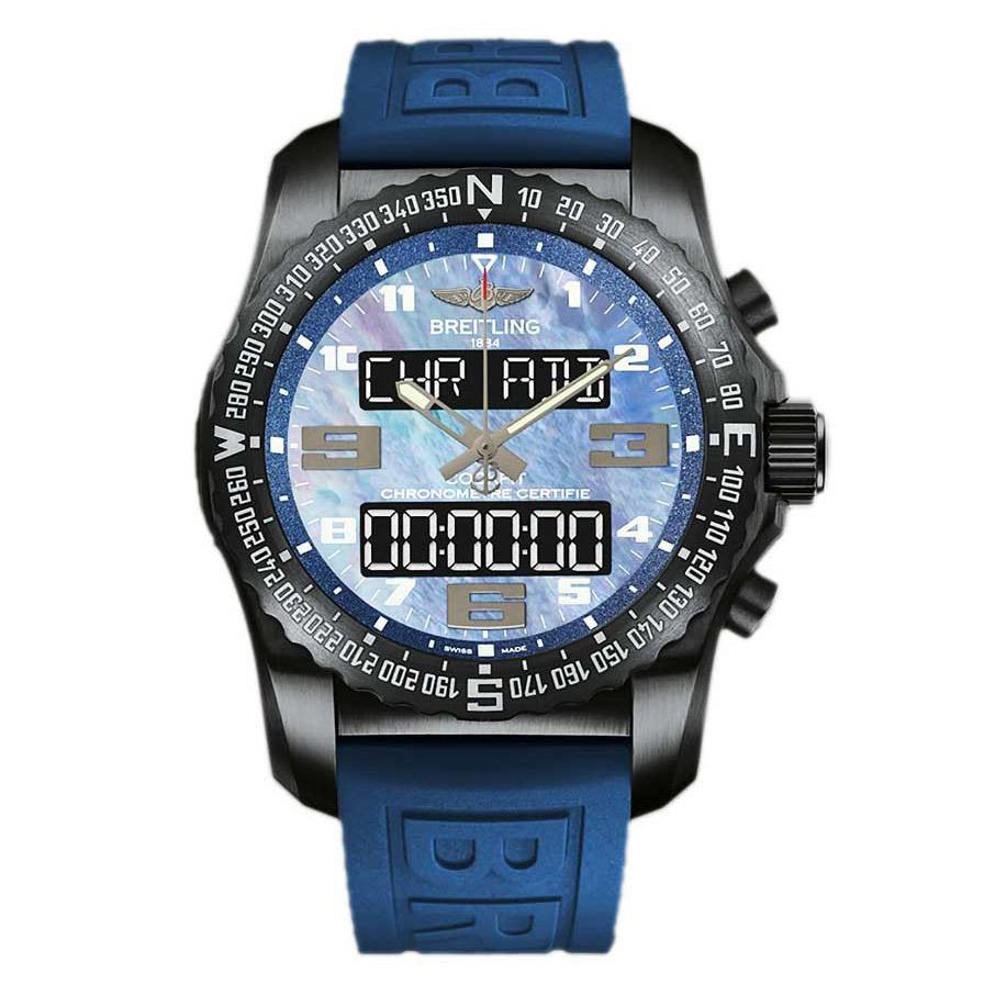 Breitling Professional Perpetual Alarm Chronograph Quartz Analog