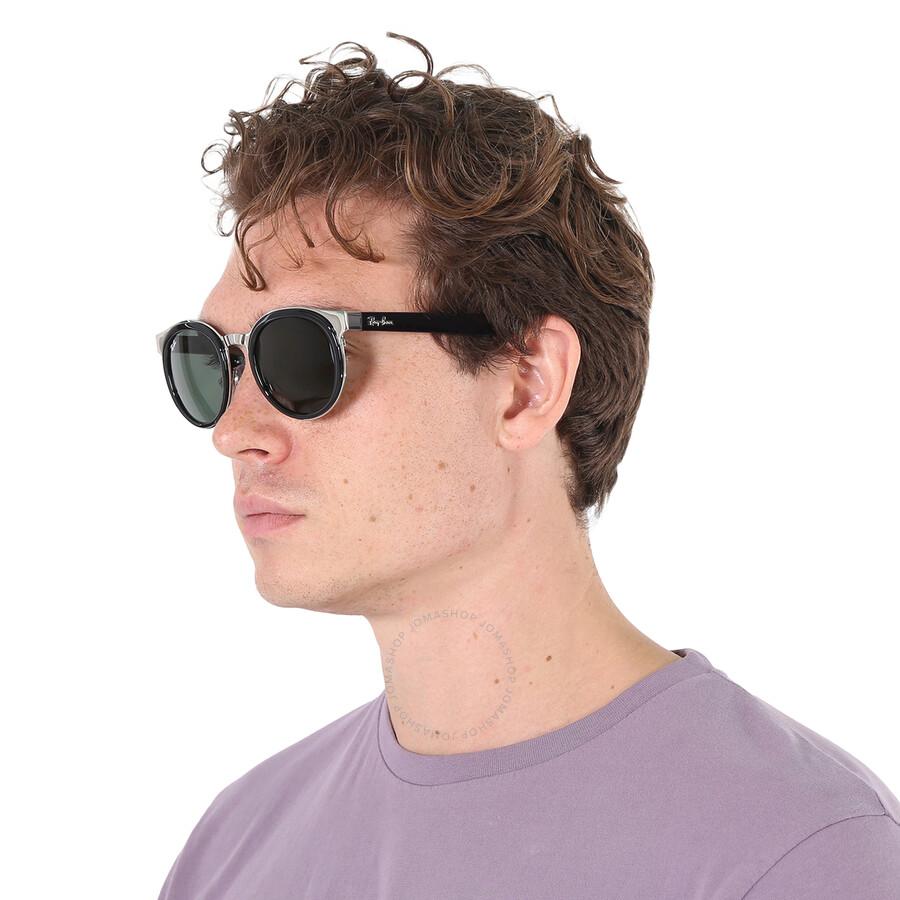 Ray-Ban Bonnie Dark Round Sunglasses Rb3710 003/71 50 in Green