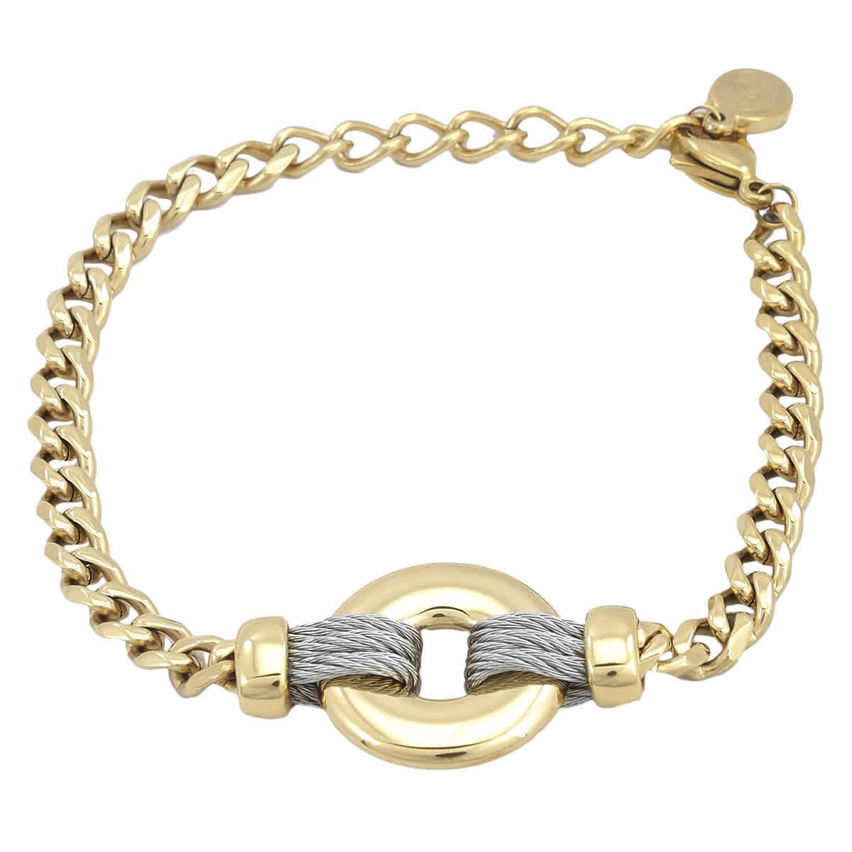Charriol Infinity Zen Pvd Steel Charm Bracelet in Metallic Lyst