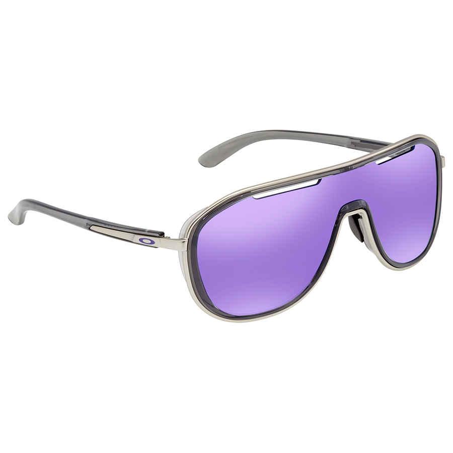 Oakley Outpace Violet Iridium Sunglasses Unisex Sunglasses 413306 26 in  Purple - Lyst