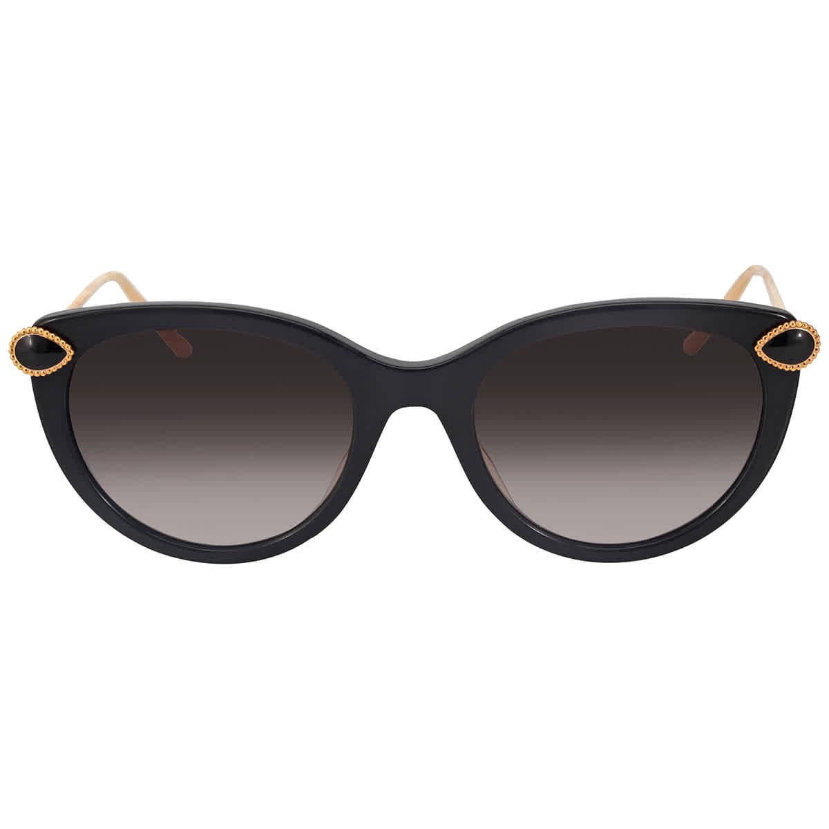 Boucheron Serpent Boheme Grey Cat Eye Sunglasses 001 53 | Lyst