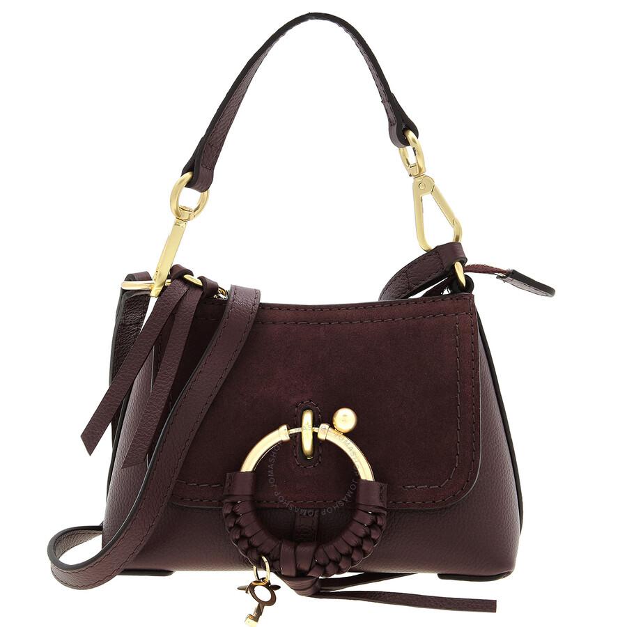 See By Chloé Mini Joan Crossbody Bag in Brown | Lyst