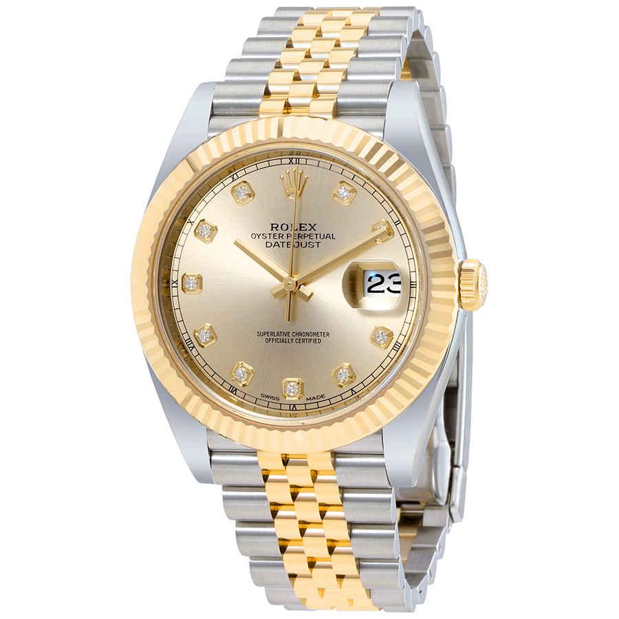Rolex Datejust 41 Sundust Diamond Dial 