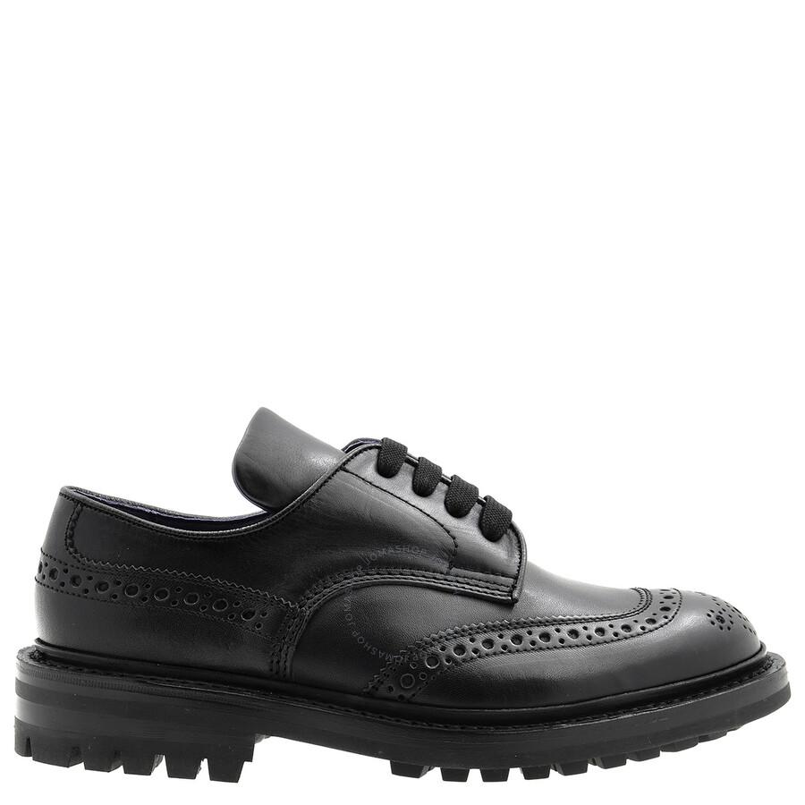 Burberry X Trickers Devon Almond Toe Comfort Derby Shoes, Brand
