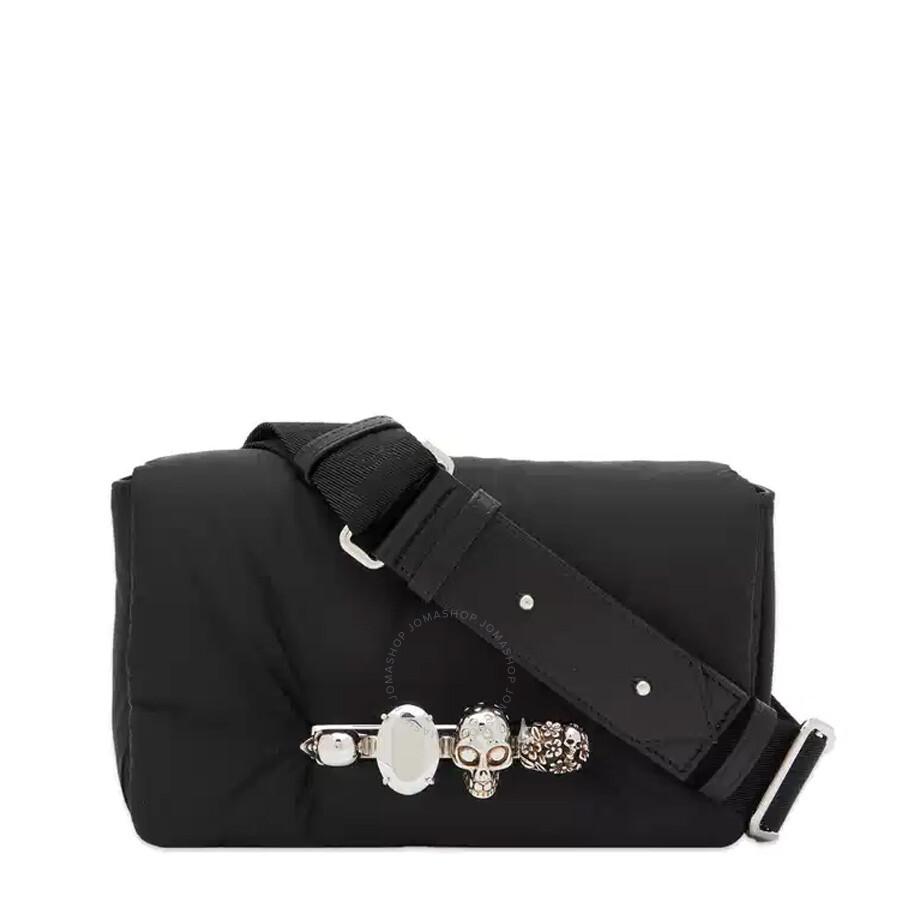 McQueen The Puffy Knuckle Belt Bag in Black for Men | Lyst UK