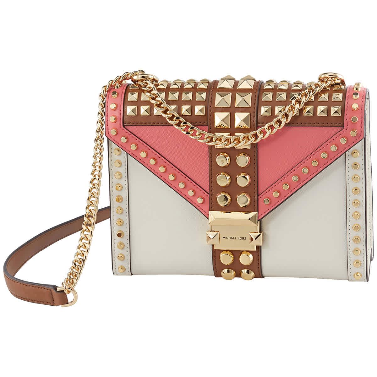 Whitney large embellished cheap leather convertible shoulder bag