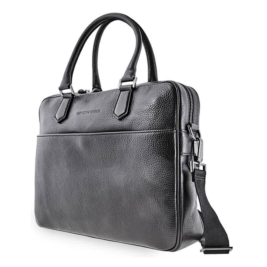 armani mens briefcase