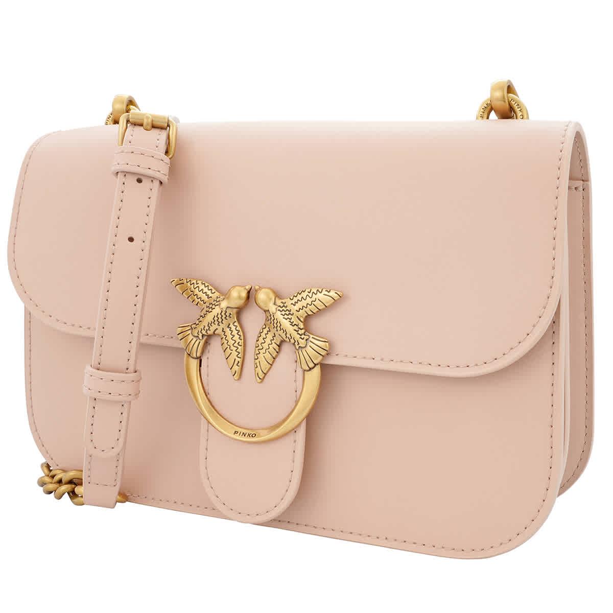 Pinko Love Bell Simply Shoulder Crsbody Bag in Pink | Lyst UK